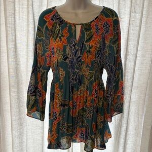 Floral Print Women's Top